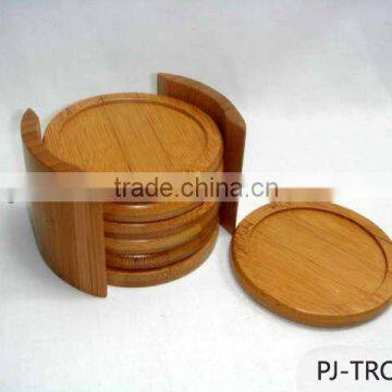 Wooden Cup Mats Set of 6