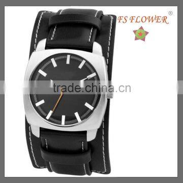 FS FLOWER - Wide Leather Western Man Watches