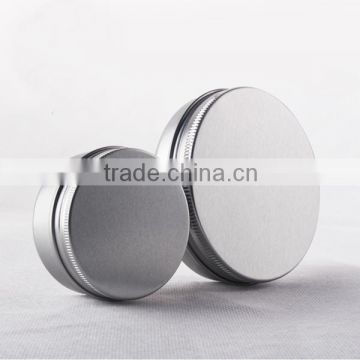 80 gram/ 100 gram Aluminum cream jar stock available aluminum can