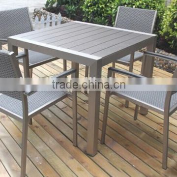 outdoor polywood furniture table and chairs dining set China