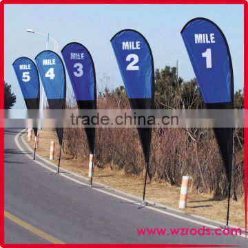 Advertising Flying Banner Beach Banner Outdoor Flying Flag Teardrop Banner