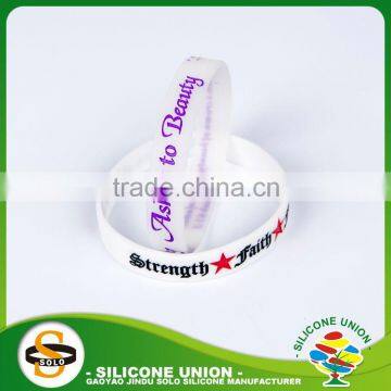 Cheap Custom Color Silicone Bracelet Color Silicone Bracelet