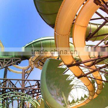 OEM new design open spiral water slide