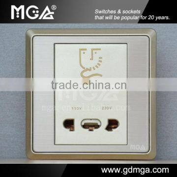 MGA Q7 Series hotel shaver socket&wall mounted shaver socket