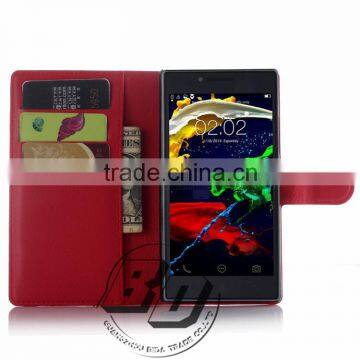 Ultra High Quality Flip PU Leather Wallet Magnetic Case With Card Holder For Lenovo P70 Factory Price photo-2