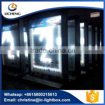 2016 new product Floor standing scrolling outdoor illuminated sign board