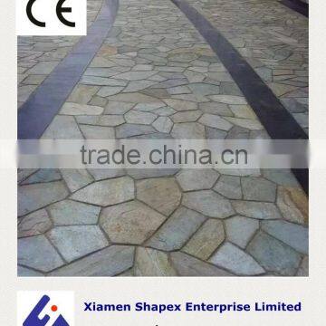 Natural Broken Slate Flooring Tile for Walkway Paving photo-5