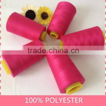 40S/2 dyed spun polyester Sewing Thread 3000Y for industrial use