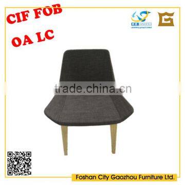 2016 simple design dining fabric chair