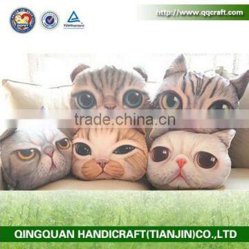 QQ Pet Factory Wholesale Animal Face Hugging Pillow Decor Home Travel Pillow photo-2