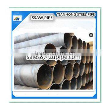 API 5L 720 diameter ssaw steel pipe for oil water application pipe