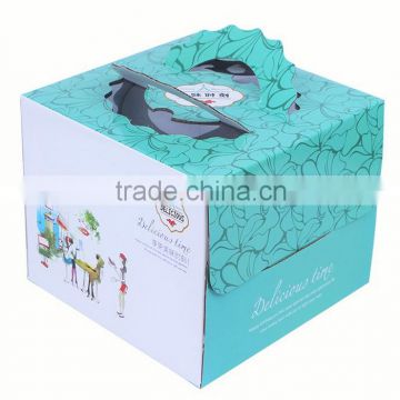 green handle cake box /small Mousse box / birthday cake box