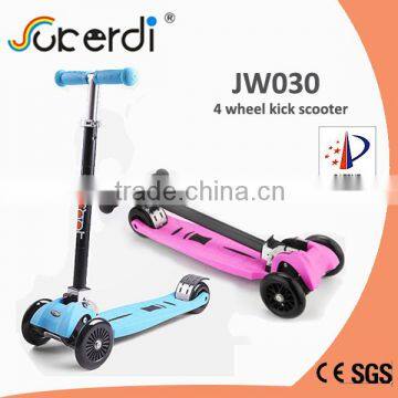 plastic body kit scooter, 4 wheels, cheap kids scooter