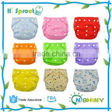 Colorful Solid Waterproof Baby Nappy