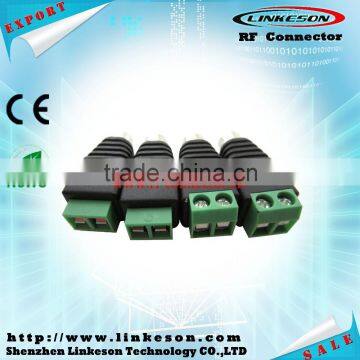 5.5*2.1mm RCA female connector for CCTV cameras