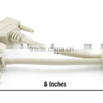 DB25 Parallel Male to Dual Female Y-Splitter Printer Cable