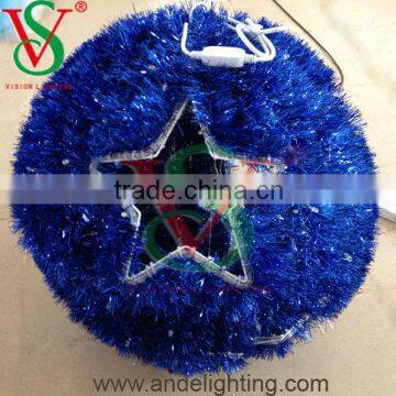 New decorative christmas light LED garland lighting ball for indoor use