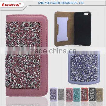luxury leather flip cover wallet case with card slot for coolpad note 3 lite