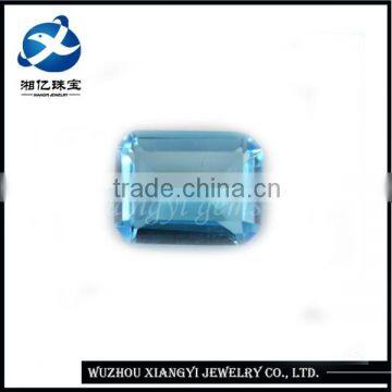 Cushion cut 14*20mm blue Glass synthetic gemstone