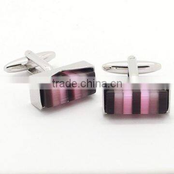 New arrival fashion jewelry 2015 stone cufflinks custom
