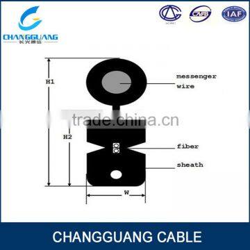 China Cable Manufacturer Changguang FTTH Single Mode Self Supporting Bow Type Drop Cable Fiber Optic Cable Manufacturers photo-5