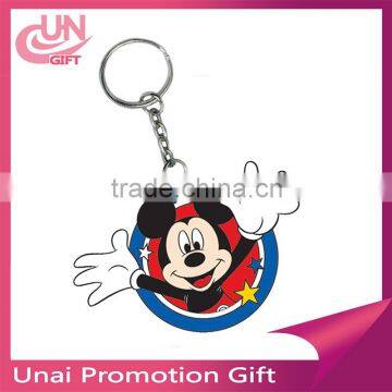 Custom Design Shaped 3D Soft Plastic Rubber PVC Keychain For Gift