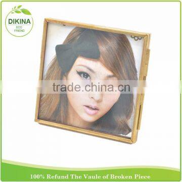 >> sexy girl boy men women family indian baby photo display attractive brass double sided glass picture frame with stand