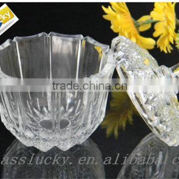 Cheap glass candy/cookie jar and glass jar for food candy