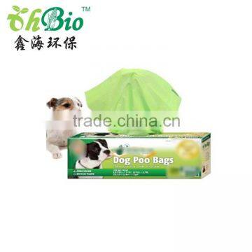 2016 cornstarch biodegradable bag, dog waste bag, compostable bag for home and community