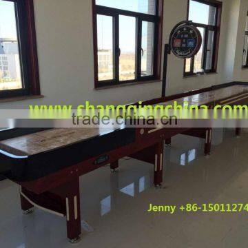 Different size Shuffleboard table