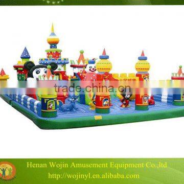 Inflatable mickey bouncers for kids/inflatable animal combo bouncer