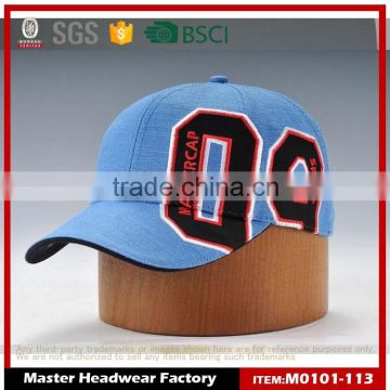 Stylish 6 panel baseball cap and custom baseball cap