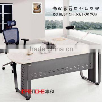 Foshan wood panel furniture manufacturer / supplier melamine office table excutive desk