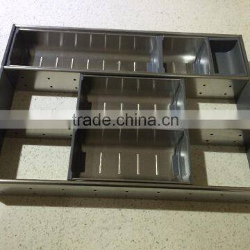 adjustable stainless steel cutlery tray