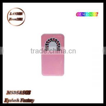 Cheap wholesale electric USB rechargeable fan,PINK mini hand fan for eyelash extensions