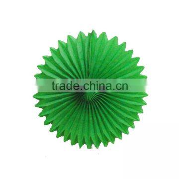 Tissue paper flower fans honeycomb christmas decorations