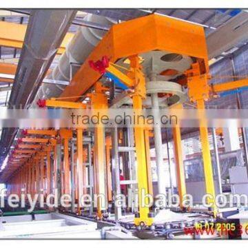 Feiyide Automatic Vertical Hanging Arm Chrome Zinc Nickel Barrel Electroplating Machine