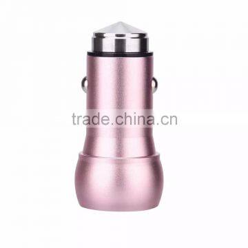 Qualcomm certificated Portable Quick charge 2.0 micro dual usb car charger 2016 usb in car charger phone