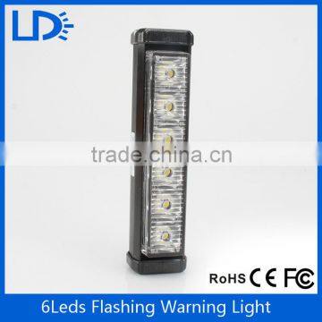 High brightness remote controlled flashing 6 bulbs led strobe warning light