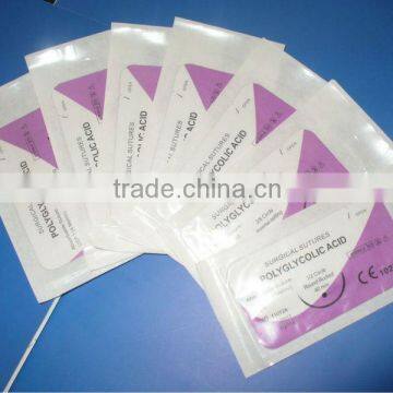 medical CE suture with needle