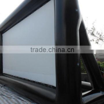 inflatable air tight screen for outdoor movie events