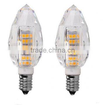 New Crystal LED Lamp E14 LED 5W 220V 360degree