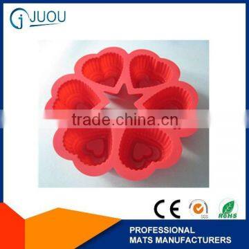 custom flower shape cake silicone mould