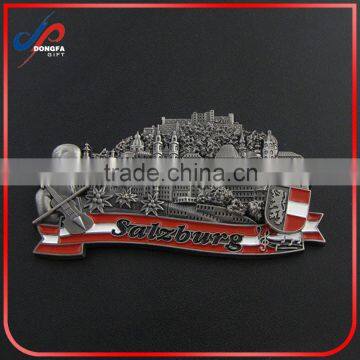 Wholesale Custom Personalized Colourful Paint 3d Tourist Souvenir Cities Fridge Magnet