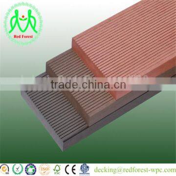 Cheap composite decking material / wpc outdoor deck / plastic fooring