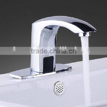 4 Inch Brass Bathroom Sink Faucet with Automatic Sensor (Cold)