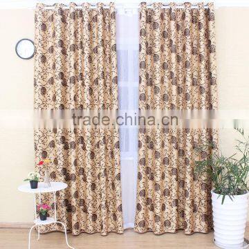 XIANA brand ED5011 Euro-market Hot selling patten jacquard suede blackout fabric for curtain