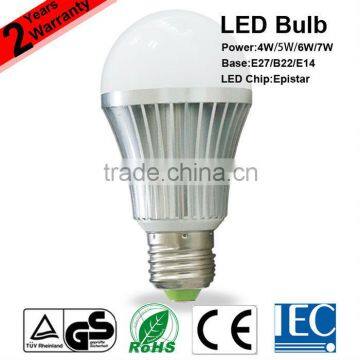 4W 5W 6W 7W TUV CE RoHS IEC Approved LED Rechargeable Bulb