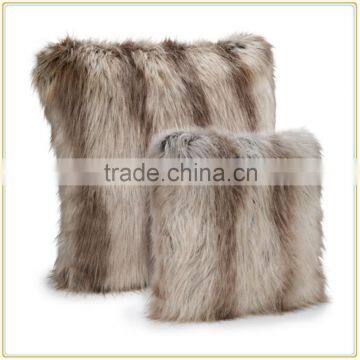New Product Silver Fox 18" Square Faux Fur Pillows
