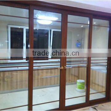 2016 hot sale cheap interior door aluminium frame profile sliding aluminum doors